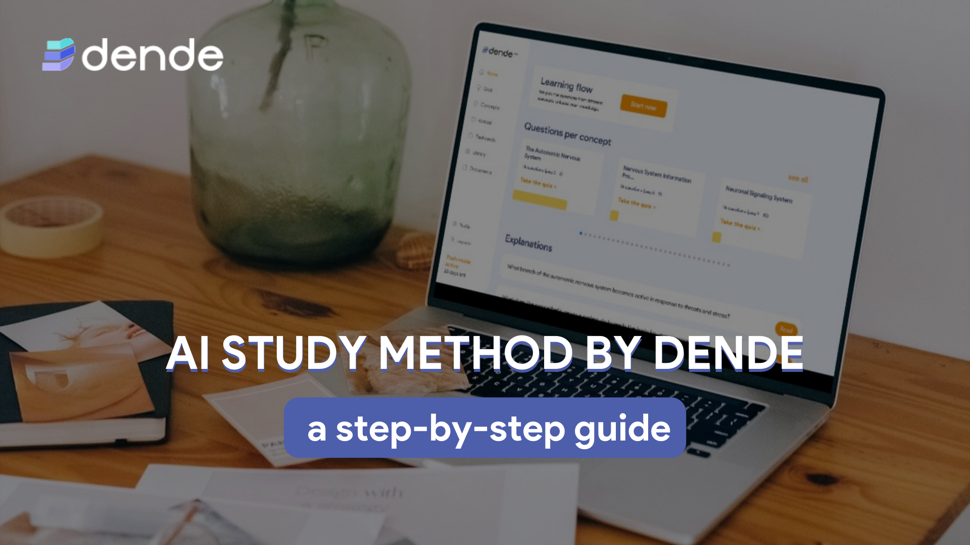 AI study method by dende: a step-by-step guide - Dende